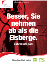 Besser Sie nehmen ab als die Eisberge